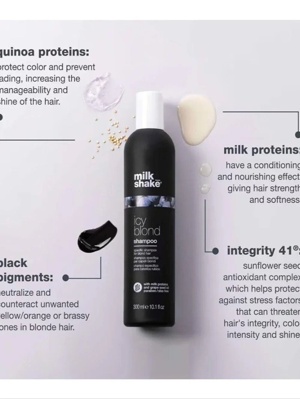 💖MILK SHAKE ICY BLOND SHAMPOO  BRAND NEW  10.1 FL OZ